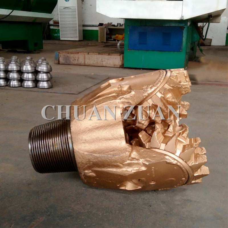 High Drill Ability Steel Tooth Tricone Bit 14 3/4 Inch For Soft Limestone / Sandstone